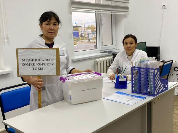 Эвакуациялық жиналу пунктерін іс жүзінде  жайып көрсету жаттығуларын өткізу