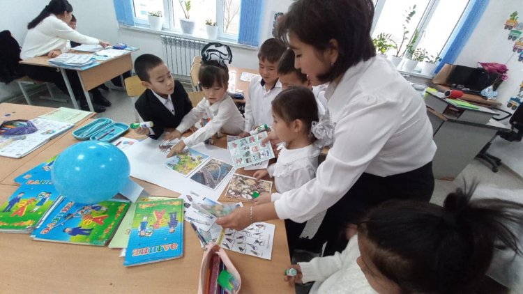Амангельдиева Кундыз Жандаровна “Ө дыбысы және әріпі” тақырыбында ашық сабақ өтті